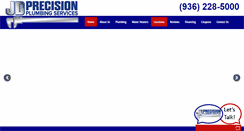 Desktop Screenshot of jdprecisionplumbing.com